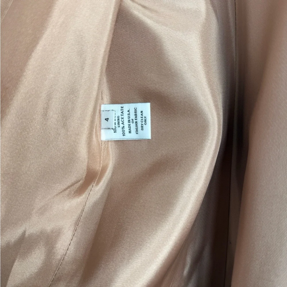 Fleurette Women’s Camel Overcoat - 100% wool - Picture 4 of 6
